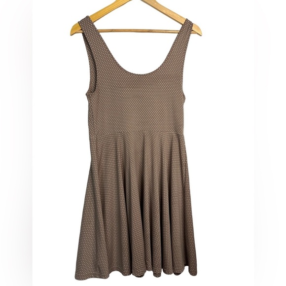 Free People Tan Mini Dress with Dots - Picture 6 of 9
